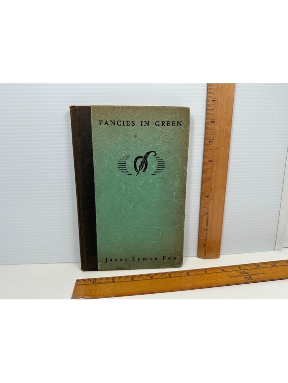 Fancies in Green Janet Lyman Fox 1932 Foster Co Los Angeles Poetry Book RARE 100